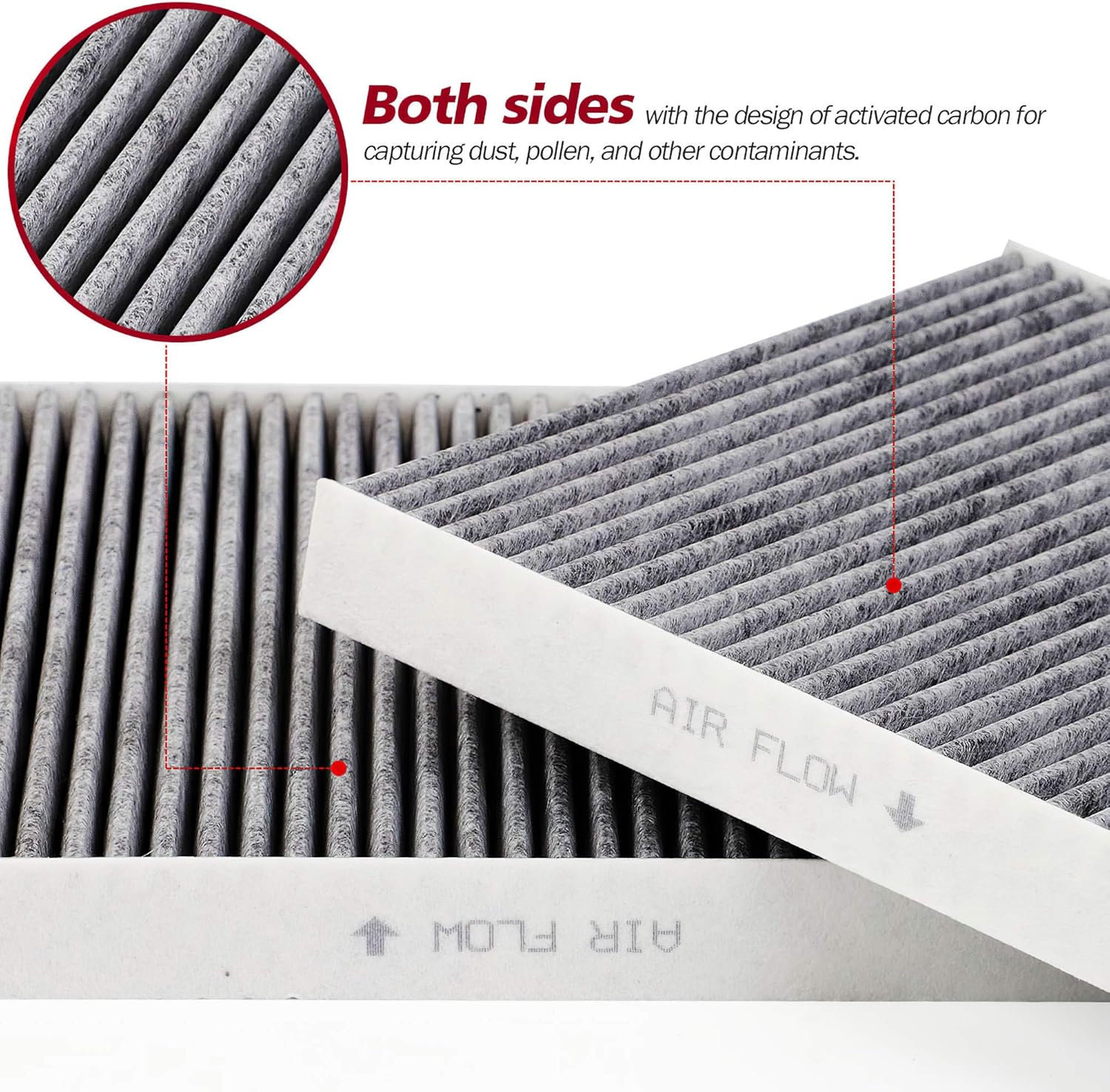 Puroma Cabin Air Filter with Activated Carbon, Replacement for CP285, CF10285, Toyota, Lexus, Scion (1 pc): Automotive
