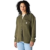 Carhartt Womens Oversized-fit Heavyweight Waffle Knit Shirt