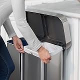 simplehuman Code H 60 Liners 50% Recycled Custom Fit 30-35L Dispenser view 5