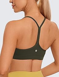 CRZ YOGA Butterluxe Womens Y Back Sports Bra
