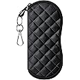 MoKo Sunglasses Soft Case Ultra Light Neoprene Zipper Eyeglass Case for Men Women