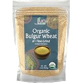 Organic Bulgur Wheat Fine #1 2 LB - Non-GMO, Grown in USA, 100% Natural Wheat Berries, Resealable Bag by Jiva Organics