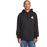 Volcom Men's Pullover Logo Fleece Hooded Sweatshirt – Soft Brushed Interior, Classic Fit, Kangaroo Pocket, Ribbed Cuffs & Hem