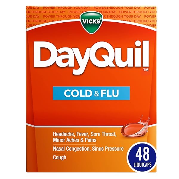 VICKS DAYQUIL COUGH COLD AND FLU RELIEF 48 LIQUICAPS (PACKAGING MAY VARY) (OLD)