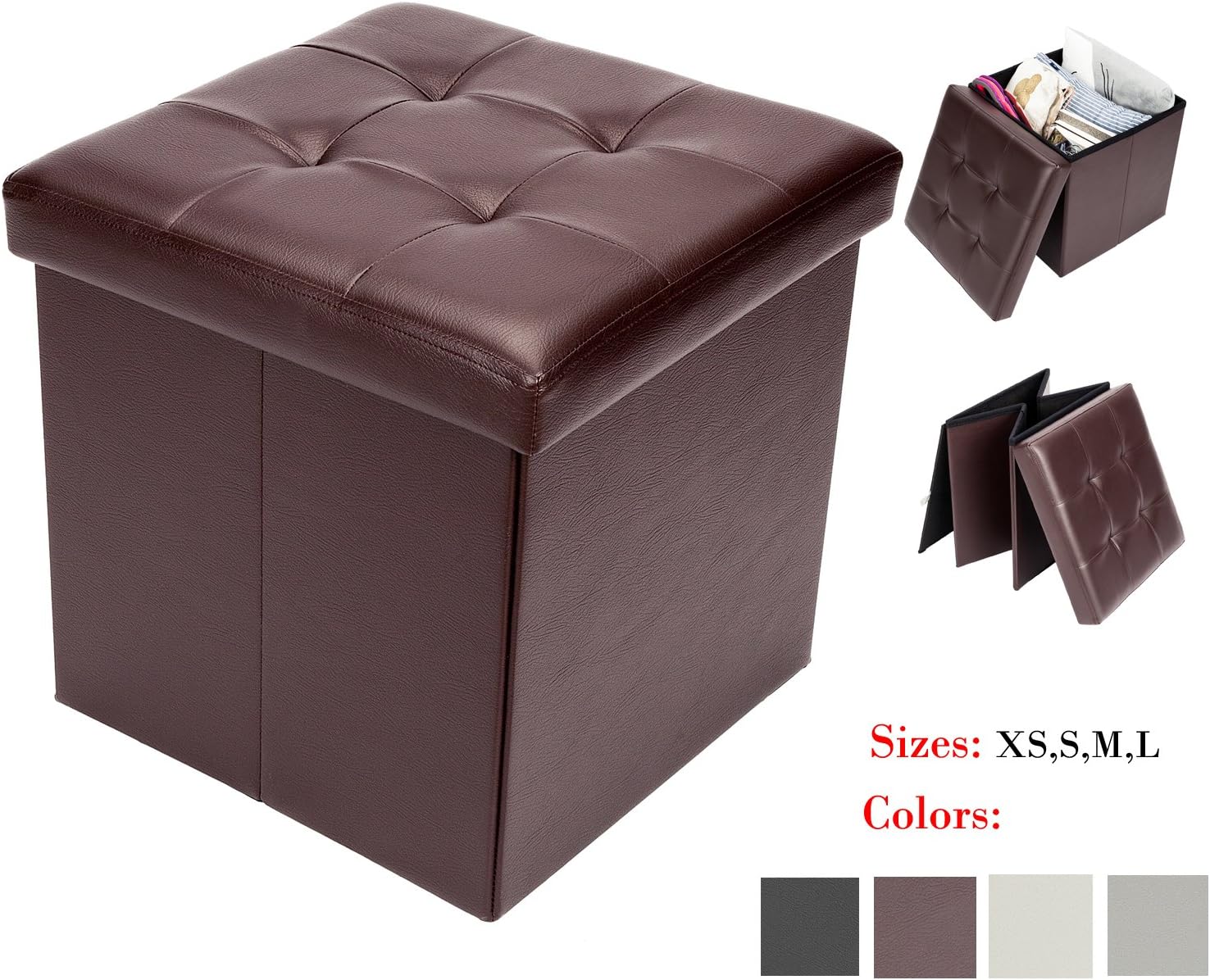Best 15 inch ottoman with storage