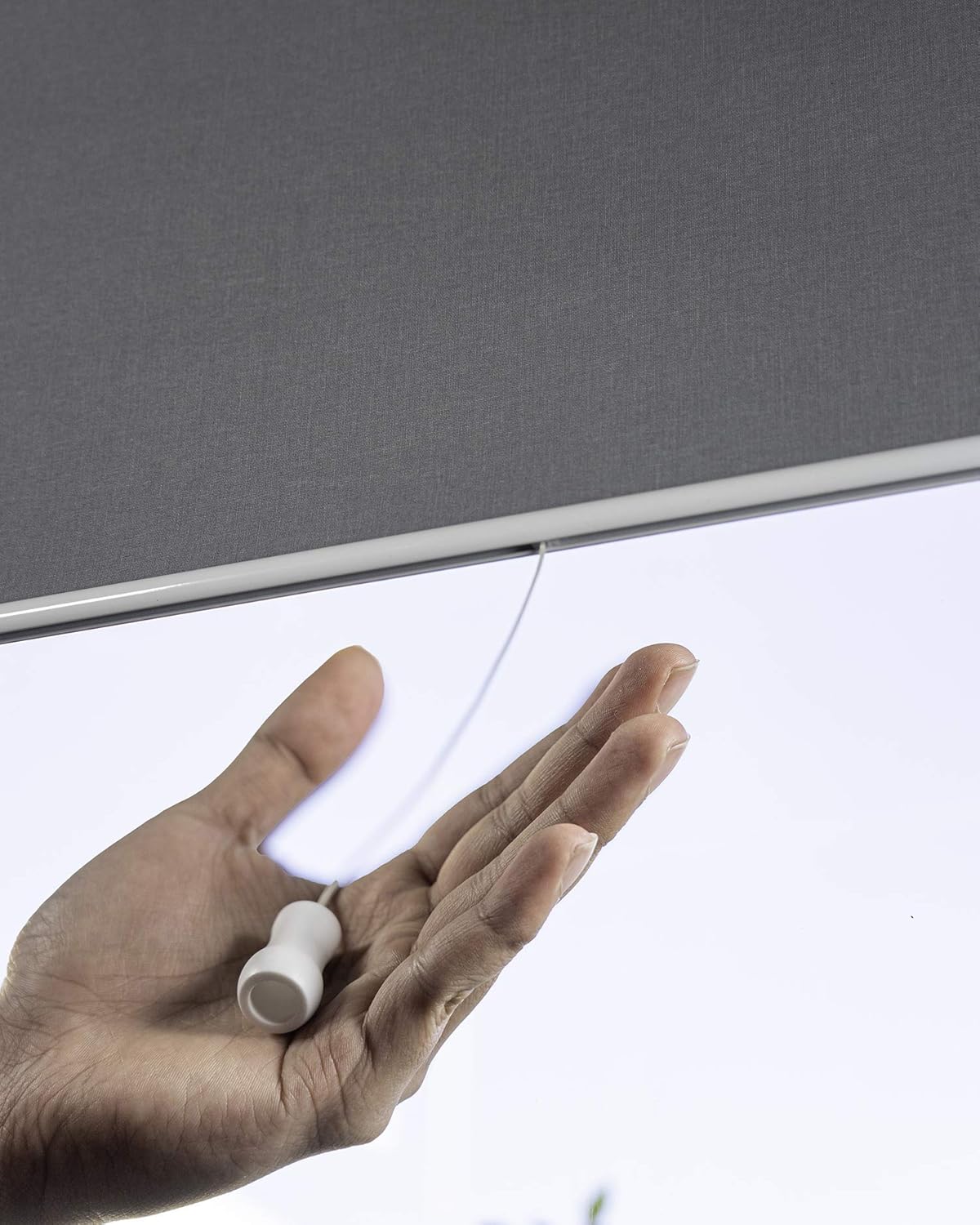 CHICOLOGY Cordless Roller Shades Snap-N'-Glide Window Treatments Perfect for Living Room/Bedroom/Nursery/Office and More, 70" W X 72" H, Urban Grey (Light Filtering): Home & Kitchen