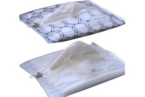 THE BUTI-BAG CO Butipods Bitty Reusable Stay Moist Wet Wipe Pouch | Slim Case Travel Holder | Great for Hand and Face Wipes | Set of 2 (Bitty | mini size | Black and Clear)