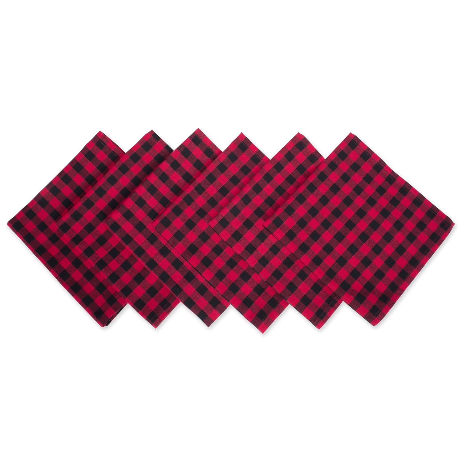 Best dii cotton red buffalo check table runner