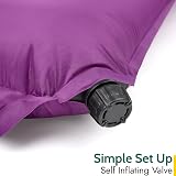 Trail Outdoor Leisure Trail Self-Inflating Camping Mat 5cm Purple 186x53x5cm view 2
