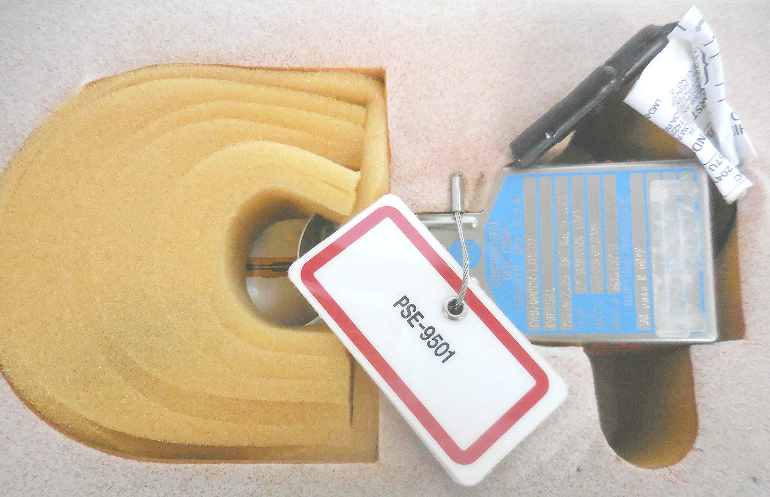 Continental Disc 8034377A Rupture Disc, 2" Sanitrx SF W-BDI, PSE9501 30PSI 60deg