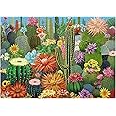 Succulent Puzzles for Adults, Cactus Flower Garden Jigsaw Puzzles 1000 Pieces, Nature Plant Puzzles as Succulent Wall Art Decor