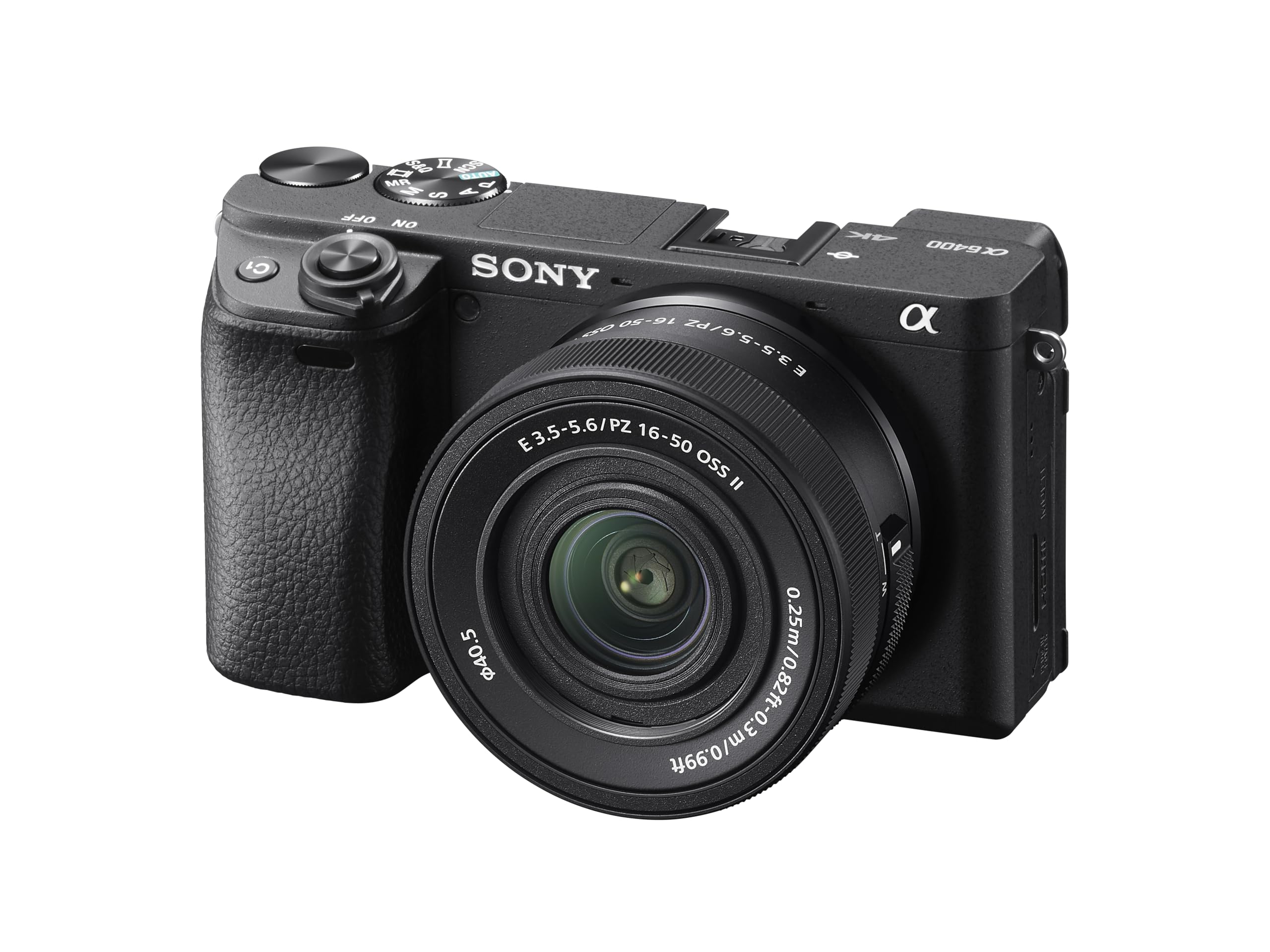 Sony Alpha 6400 APS-C Spiegellose Kamera mit 16-50mm Objektiv (Schneller 0,02s Autofokus mit Augenerkennung für Mensch und Tier, 4K-Filmaufnahmen und neigbares Display für Vlogging) 8