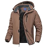 Zoofly Mens Winter Jackets Water Resistant Ripstop