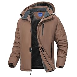 Zoofly Mens Winter Jackets Water Resistant Ripstop
