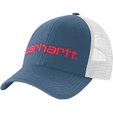 Carhartt Men's Canvas Mesh-Back Logo Graphic Cap