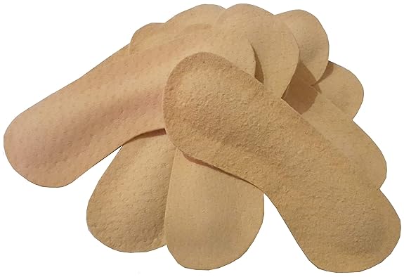 Allinex 8 Stück Echtleder Gel Fersenpolster für Schuhe Fersenschutz Fersenkissen Fersenschoner Fersenhalter