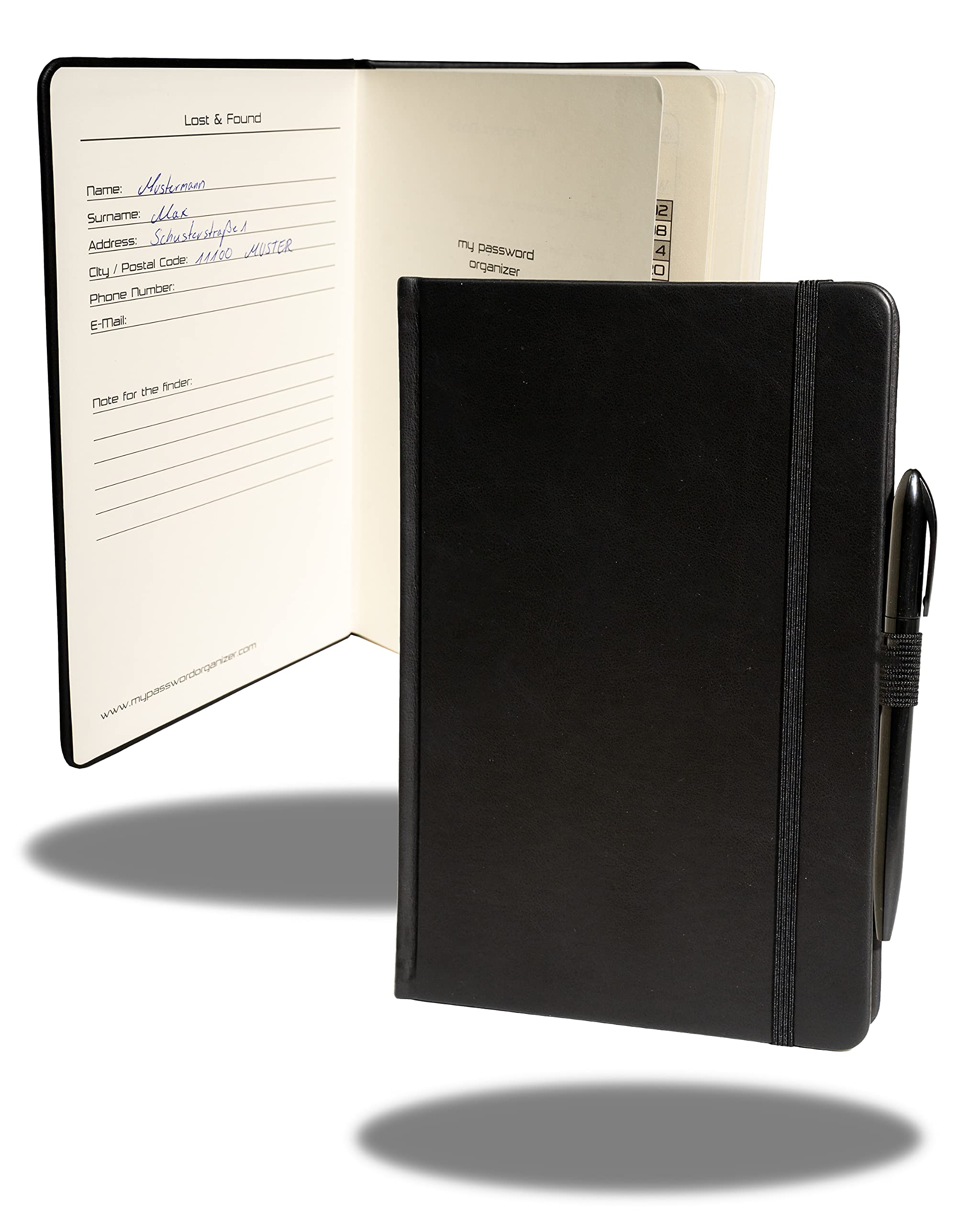 JOAM Password Organiser charcoal