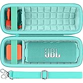 Baval Hard Portable Case Compatible With JBL Flip 7 Portable Wireless Bluetooth Waterproof Speaker(Green Case)