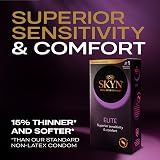 SKYN Elite Skynfeel Condoms Regular Size Ultra-Thin 10 Pack - Polyisoprene view 2