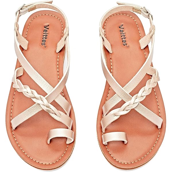 Women's Color Block Flat Sandals - Non-Slip Platform Flip Flops With Cushioned Footbed For Summer
