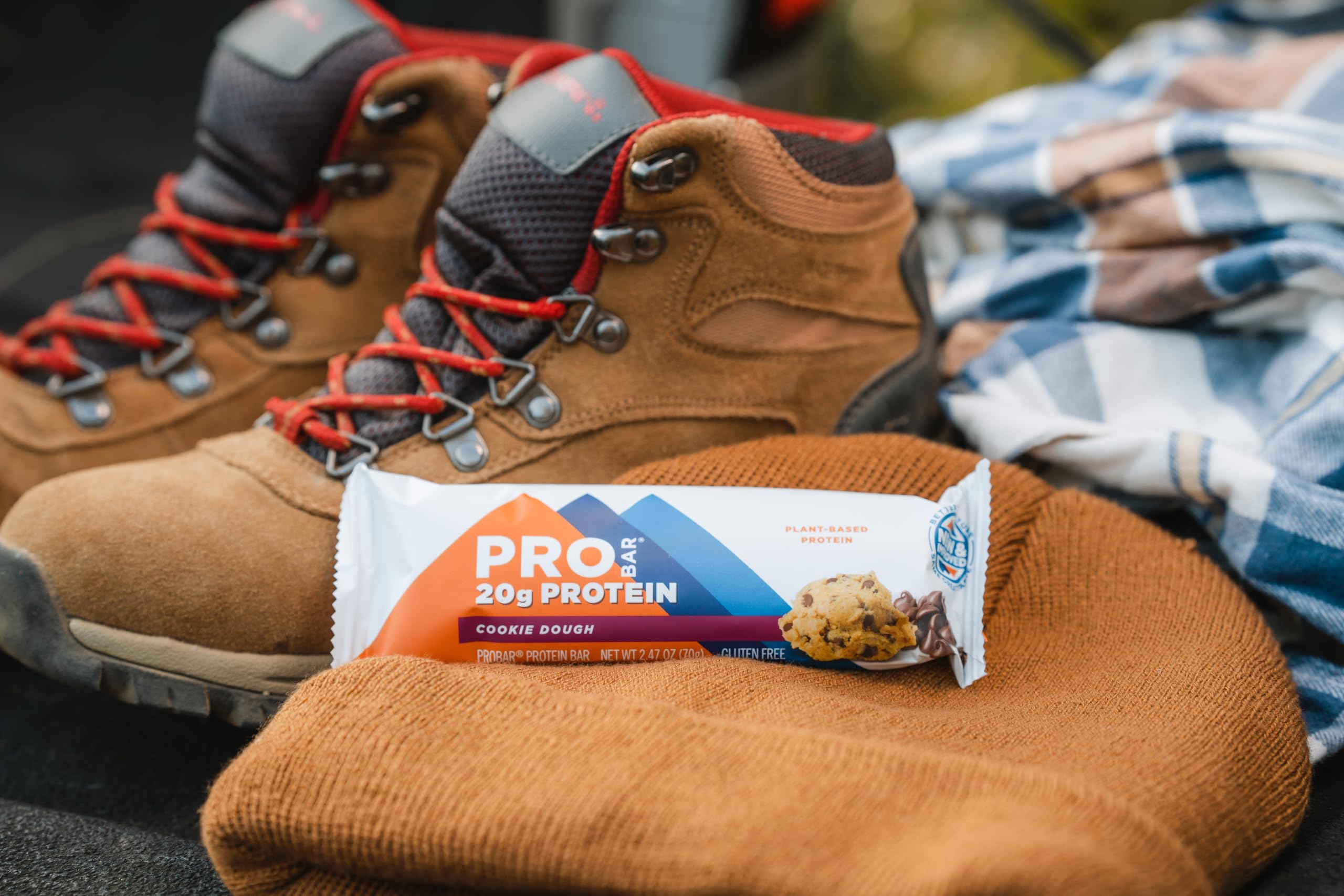 PROBAR - PROTEIN Bar, Cookie Dough, Non-GMO, Gluten-Free, Healthy, Plant-Based, Whole-Food Ingredients, Natural Energy (12 Count)