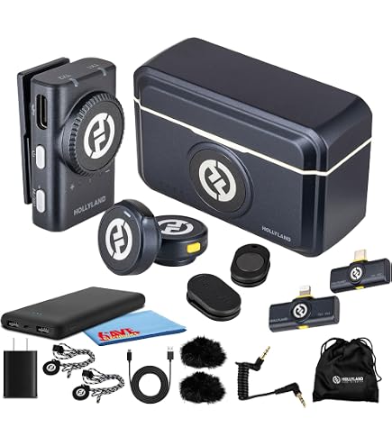 Amazon.com: Hollyland Lark M2 Wireless Lavalier Microphone-Camera