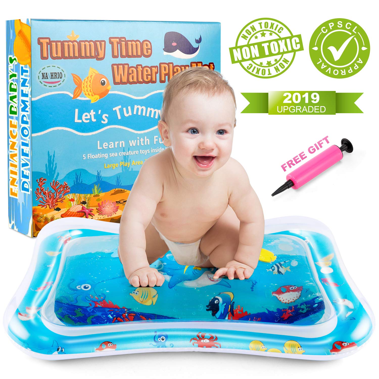 sensory water play mat