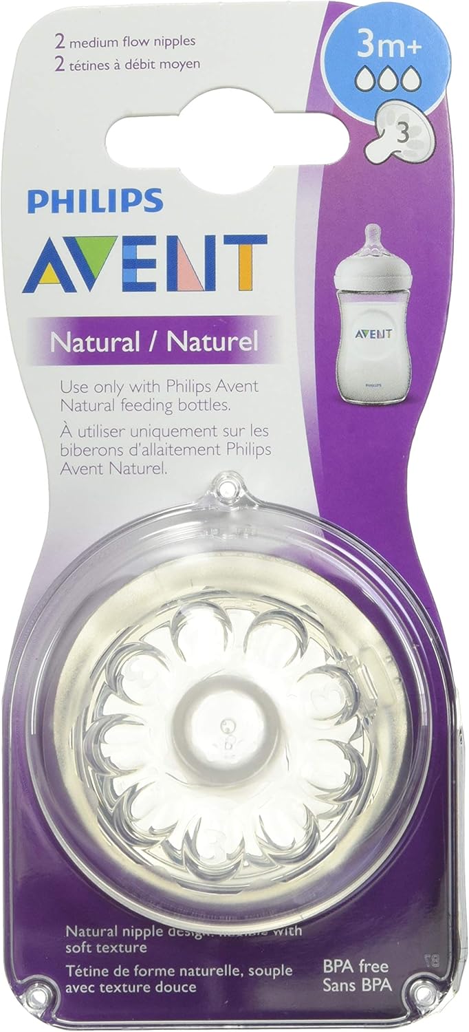 avent bottle slow flow nipple