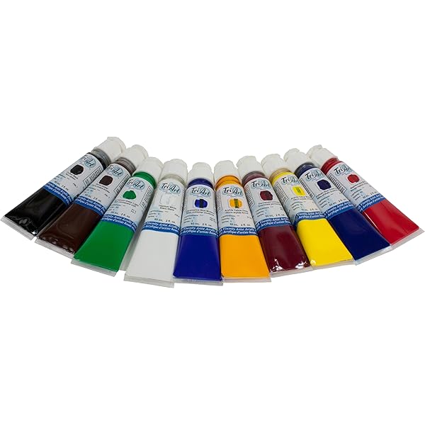 TriArt High Viscosity Paint, 10 by 60ml, ProfessionalFQ Acrylic Set