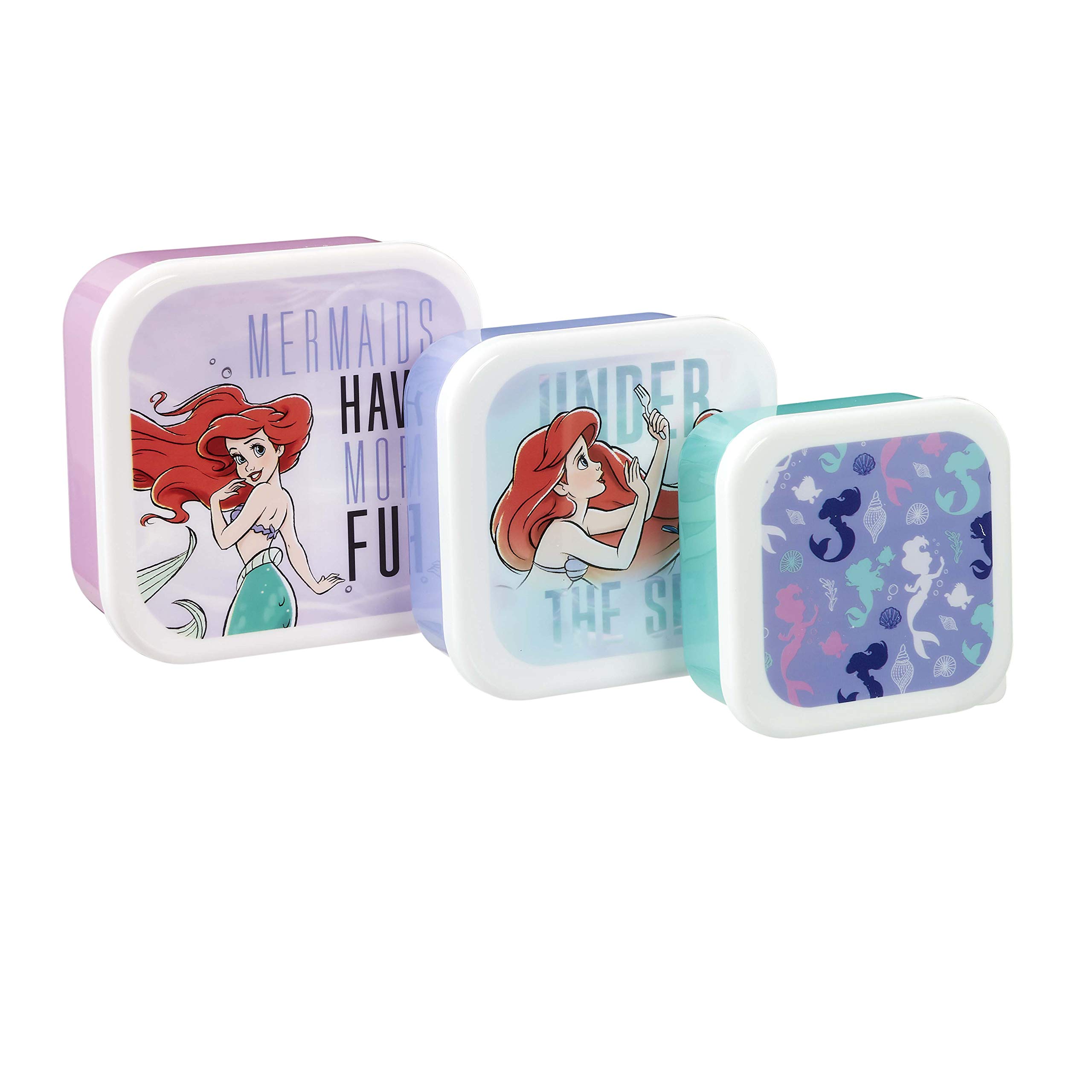 Little Mermaid - Plastic Storage Set - Under The Sea