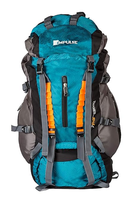 Impulse 85 Ltrs Teal Blue Trekking Backpack (Thames Teal)