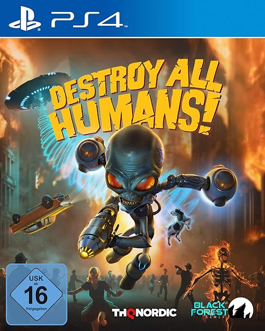 Destroy All Humans Standard Edition Playstation 4 Amazon De Games