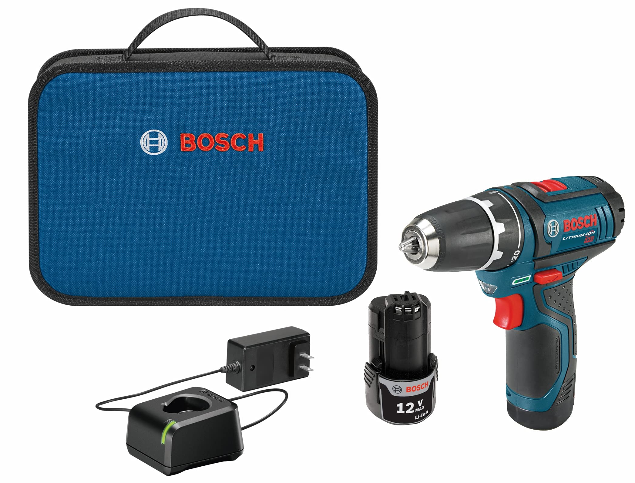 BOSCH PS31-2A 12V Max 3/8 In. Drill/Driver Kit with