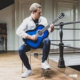 MAX SoloArt Blue Starter Acoustic Guitar Package with 6 Months Online Lessons view 9