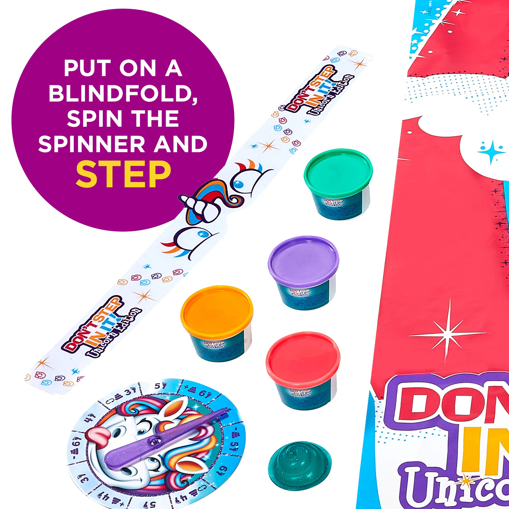 Hasbro Gaming Don’t Step in It Game, Unicorn Edition (Amazon Exclusive), 4 Years & up