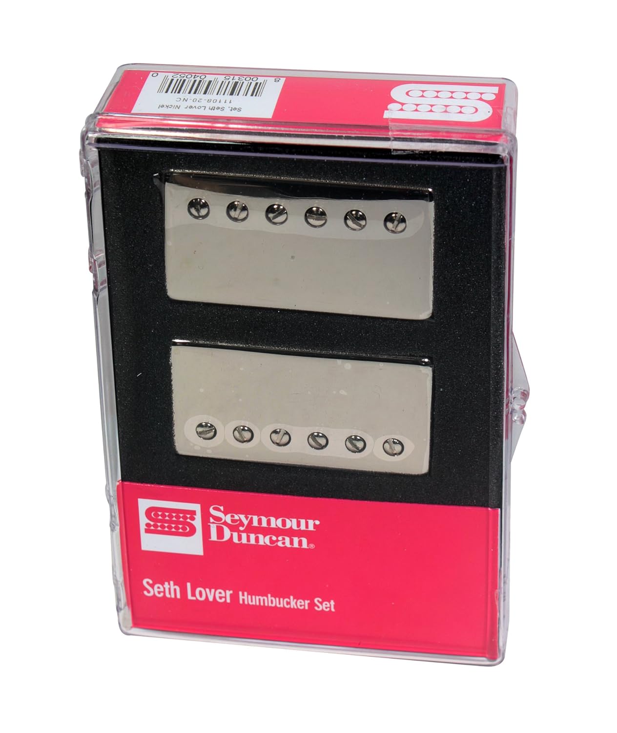 Amazon.com: Duncan SH-55 Seth Lover Bridge & Neck Pickup Set Nickel + Free  LP Wiring Harness: Musical Instruments