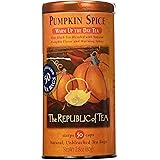 The Republic Of Tea Pumpkin Spice Black Tea, 50 Tea Bags, Autumnal Spice Blend