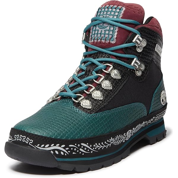 Amazon.com | Timberland Women's Euro Hiker Boots, Black, 5.5 Wide