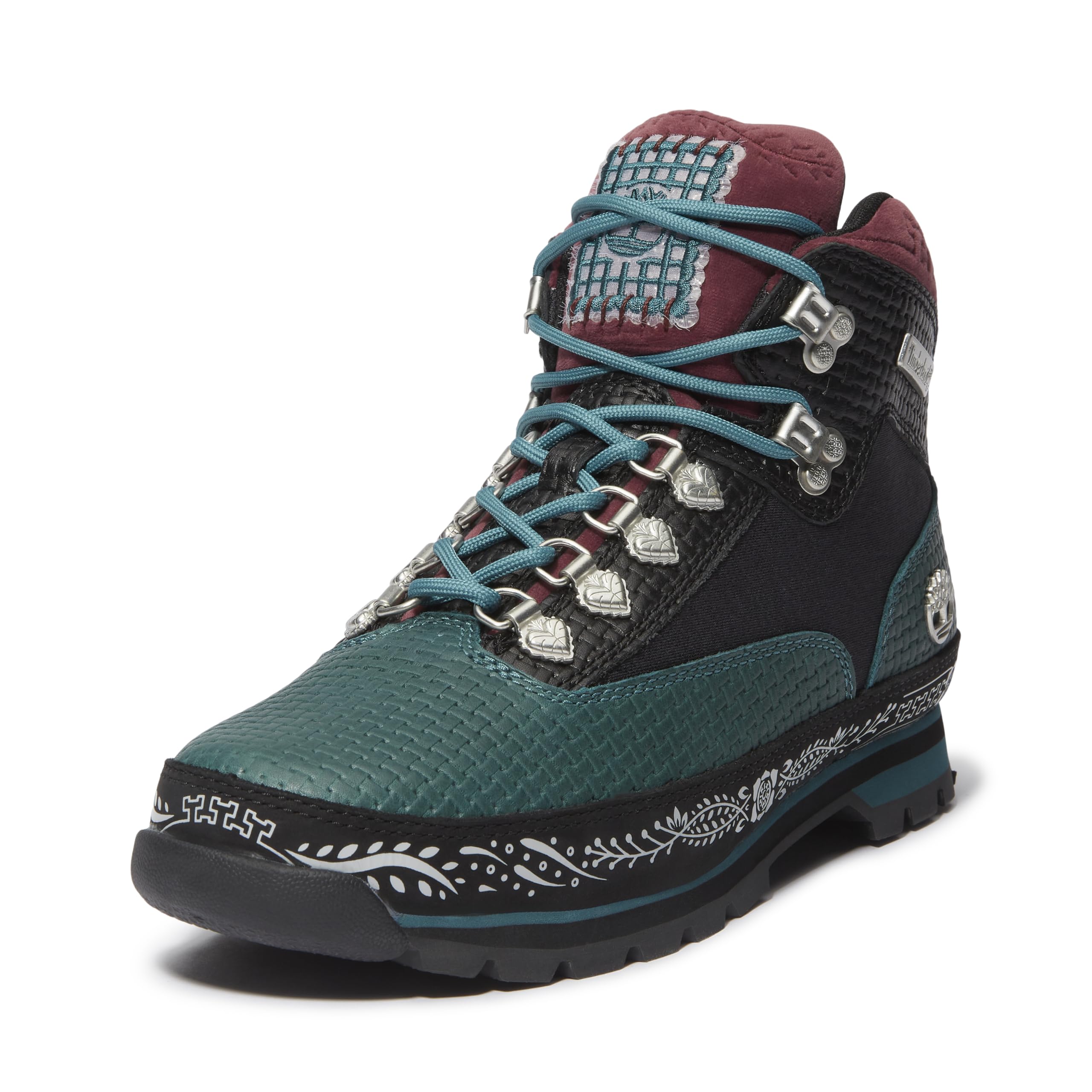 Timberland Men's Euro Hiker MID LACE UP BOOT, GREEN, 9.5 Wide Image