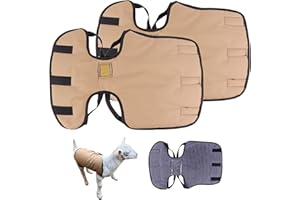 XUANNIAO 2 Pcs Goat Blanket Goat Blankets for Cold Weather Mini Horse Blanket Goat Coats for Winter Goat Supplies Goat Blankets Sheep Blanket S