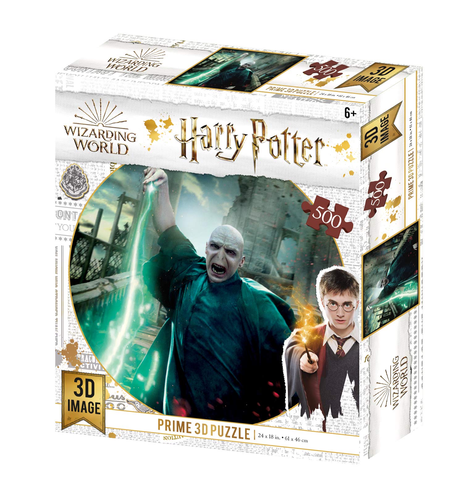 Harry Potter 3D Image Puzzle 500pc Voldemort