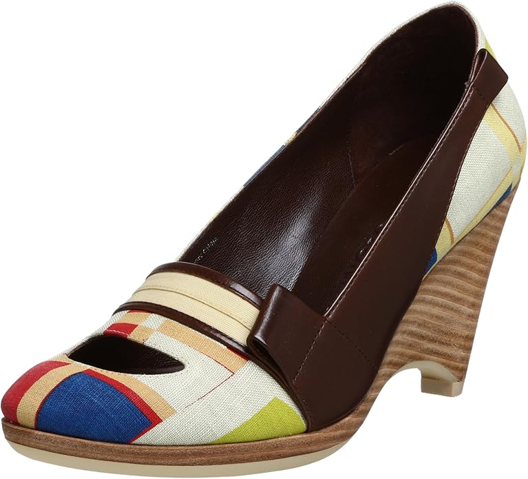 Glory Chen Women�s Taraval Wedge Pump, Lime