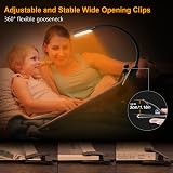 Gritin 16 LED Reading Light Book Lamp USB C Rechargeable Eye Protection view 5