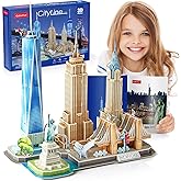 3D Puzzles for Kids Ages 8-10 Arts Crafts for Kids Ages 8-12 New York Cityline 3D Architecture Crafts for Girls Ages 8-12, To