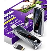 Futureagle Wireless hdmi Transmitter and Receiver 328FT/100M，4K Decode Plug &amp; Play Portable 5G+2.4G Wireless Display Adapter Extender Kit for Video and Audio to Monitor from PC/Projector
