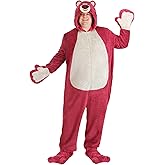 Plus Size Disney & Pixar Toy Story 3 Lotso Costume for Adults - Jumpsuit, Mitts & Shoe Covers - Strawberry Scented