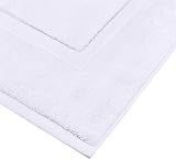 Utopia Towels Bath Mats 53 x 86 cm White Pack of 2 100% Cotton view 3