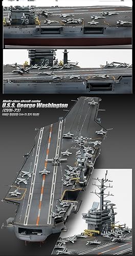 Academy アカデミー1/700米海軍空母ジョージ・ワシントンUSS George Washington（CVN-73） Academy Models B14405 [並行輸入品]