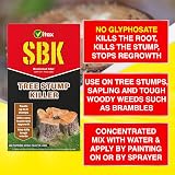 Vitax SBK Tree Stump Killer Roots Repellent 250ML Treats 8 Stumps Easy Use view 3