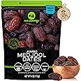 NUT CRAVINGS Dry Fruits - Sun Dried Jumbo Medjool Dates, No Sugar Added (6oz - 1 Pack) Packed Fresh in Resealable Bag - Sweet Snack, Healthy Food, Naturally Grown, Vegan, Kosher Certified